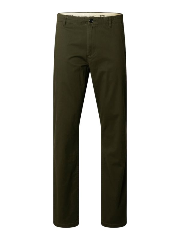 SELECTED HOMME SELECTED HOMME Chino hlače 'SLH175 Bill'  oliva