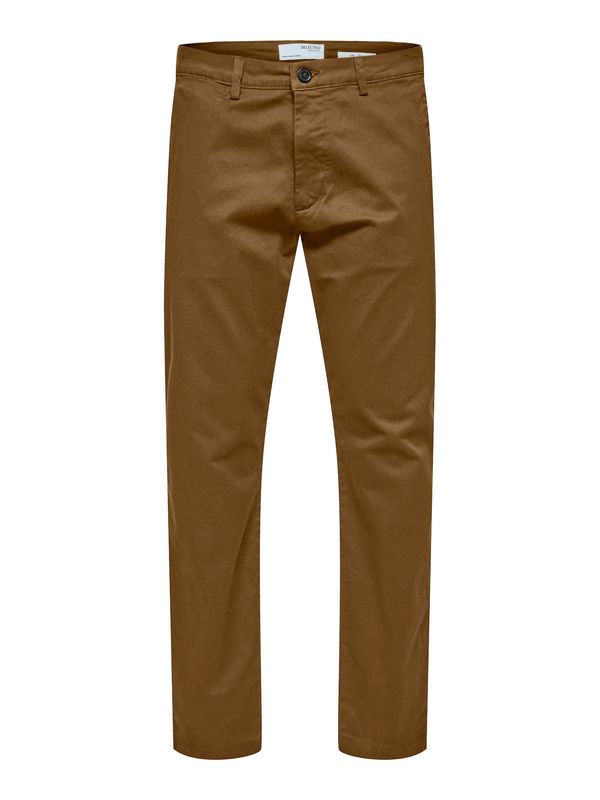 SELECTED HOMME SELECTED HOMME Chino hlače 'SLHNEW MILES'  konjak