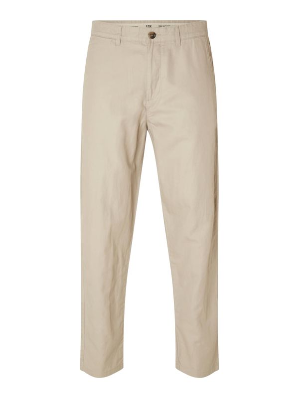 SELECTED HOMME SELECTED HOMME Chino hlače  temno bež