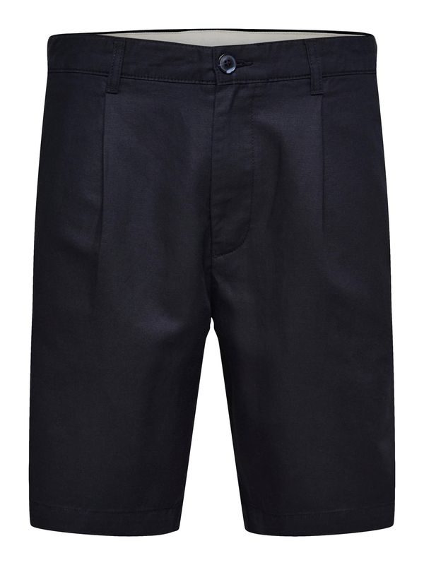 SELECTED HOMME SELECTED HOMME Hlače z naborki 'JONES'  črna