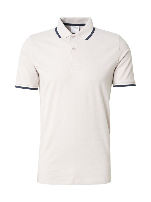 SELECTED HOMME SELECTED HOMME Majica 'SLHAtlas'  svetlo bež / mornarska / bela