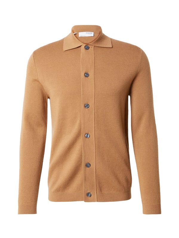 SELECTED HOMME SELECTED HOMME Pletena jopa 'SLHTRAY'  svetlo rjava