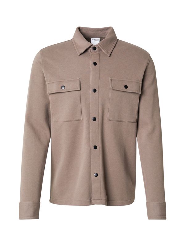 SELECTED HOMME SELECTED HOMME Prehodna jakna 'SLHJackie'  temno rjava