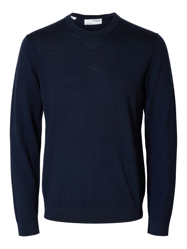 Selected SELECTED HOMME Pulover 'SLHTRAY'  nočno modra