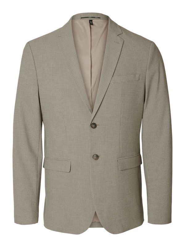 SELECTED HOMME SELECTED HOMME Suknjič 'SLHLiam'  brokat / temno rjava