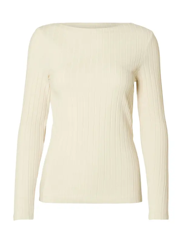 SELECTED SELECTED Majica 'SLFSIGNE'  kremna