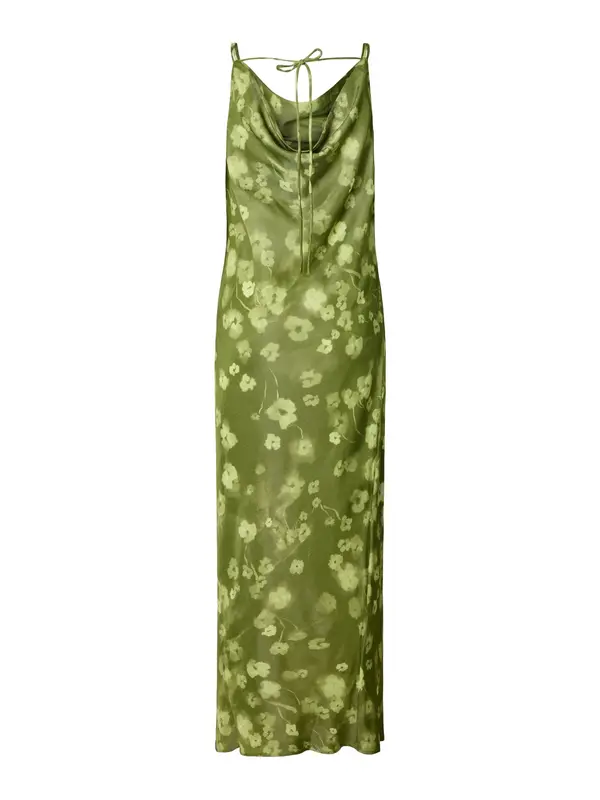 SELECTED SELECTED Poletna obleka 'SLFGIONA'  kivi / pastelno zelena