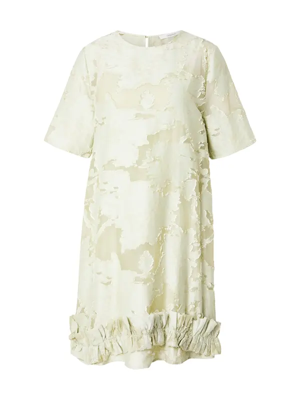 SELECTED SELECTED Poletna obleka 'SLFLINA'  pastelno zelena / svetlo zelena
