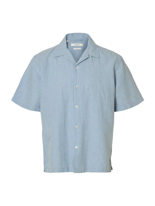 SELECTED SELECTED Srajca 'SLHClay'  pastelno modra / svetlo modra