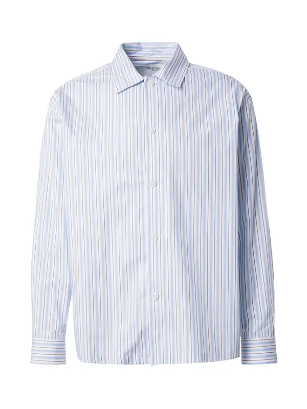 SELECTED SELECTED Srajca 'SLHRLX-RICCO'  svetlo modra / temno siva / bela