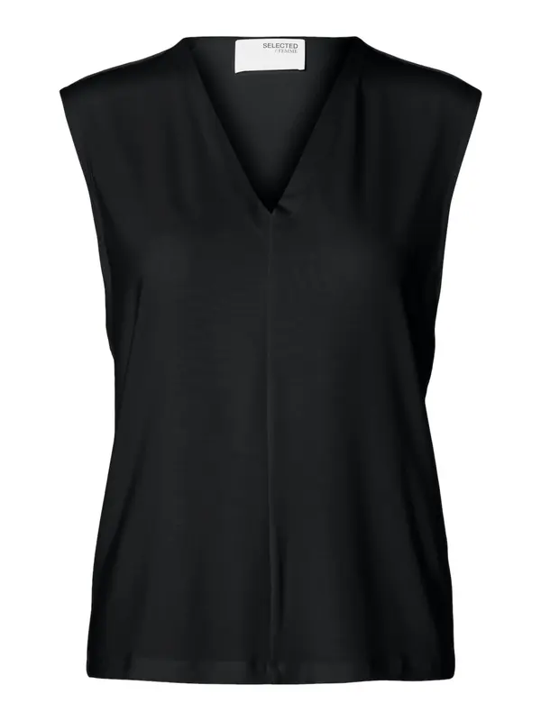SELECTED SELECTED Top 'SLFBERTA BELLIS'  črna