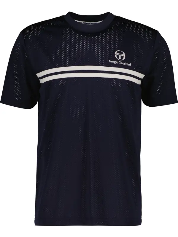Sergio Tacchini Sergio Tacchini Funkcionalna majica 'Giacomo'  marine / bela