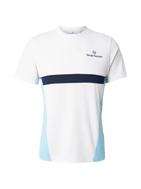 Sergio Tacchini Sergio Tacchini Funkcionalna majica 'Granada'  mornarska / svetlo modra / bela