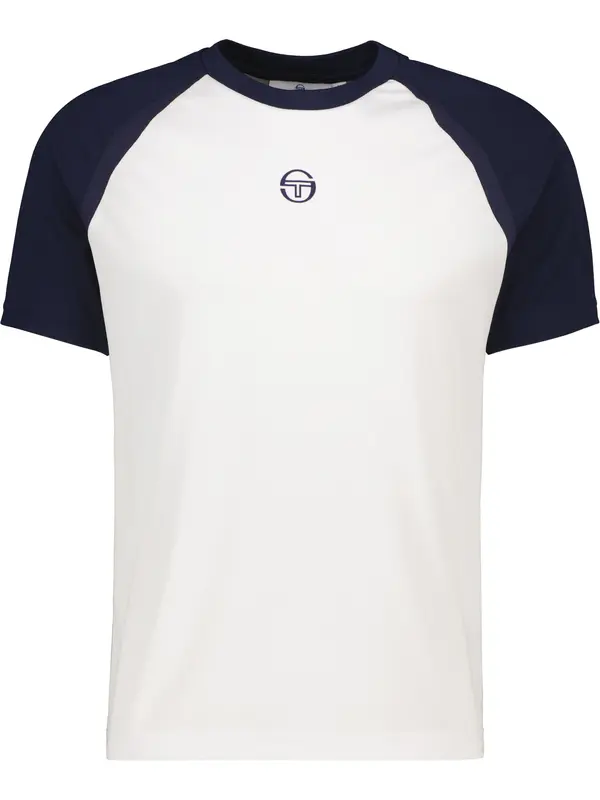 Sergio Tacchini Sergio Tacchini Funkcionalna majica 'Rispecchio'  marine / bela