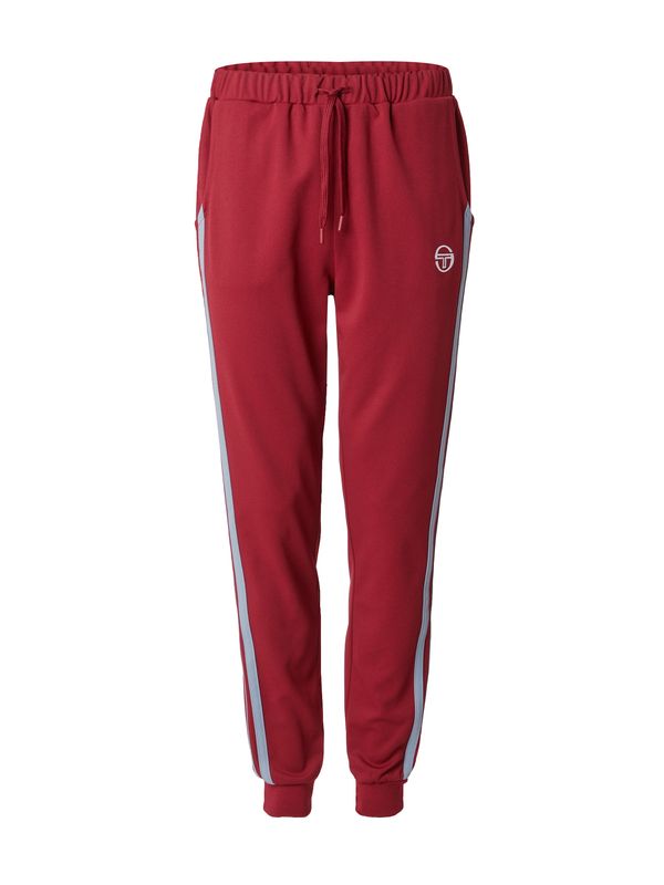 Sergio Tacchini Sergio Tacchini Hlače 'DAMARINDO'  rdeča / bela