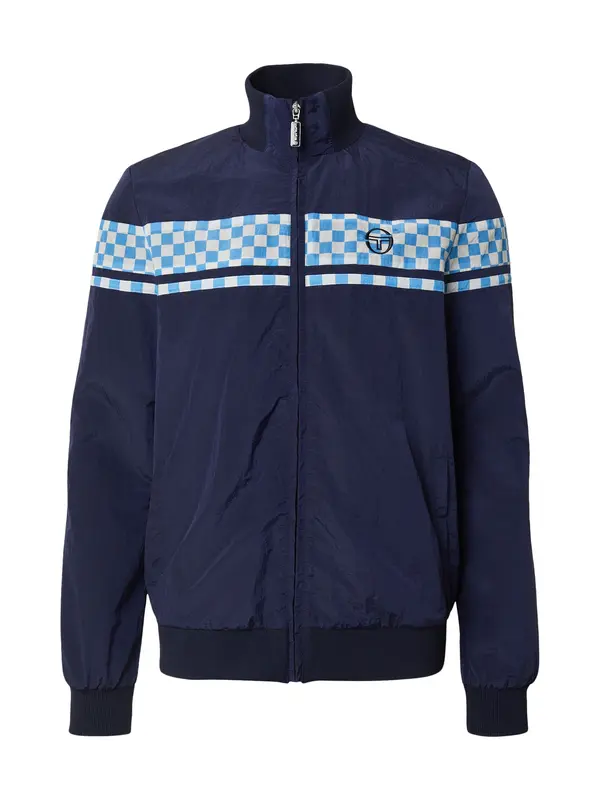 Sergio Tacchini Sergio Tacchini Jakna za trening 'Renzo'  modra / temno modra / bela