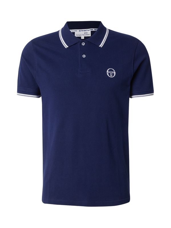 Sergio Tacchini Sergio Tacchini Majica  temno modra / bela