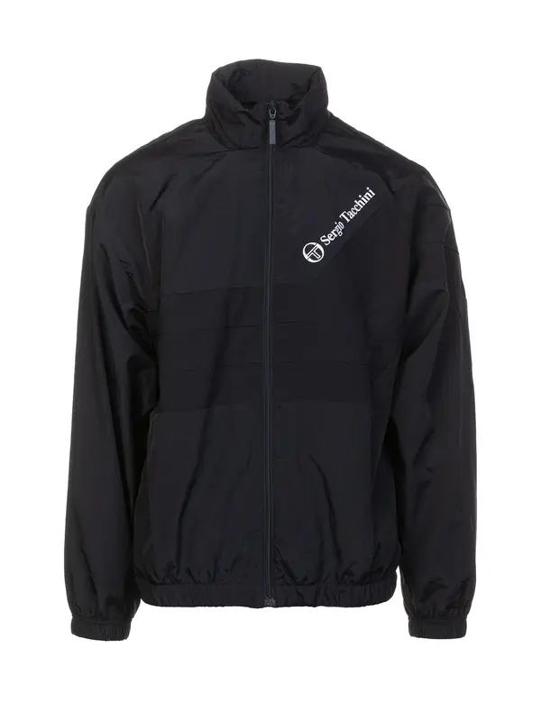 Sergio Tacchini Sergio Tacchini Prehodna jakna 'PATRICK'  črna / bela