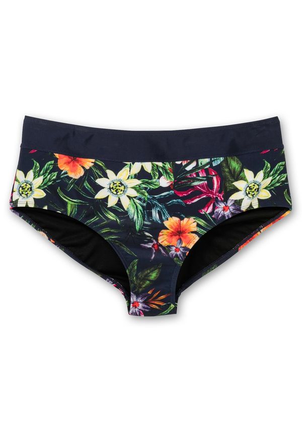 SHEEGO SHEEGO Bikini hlačke  marine / svetlo zelena / temno liila