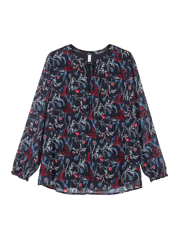 SHEEGO SHEEGO Bluza  modra / rosé / temno rdeča