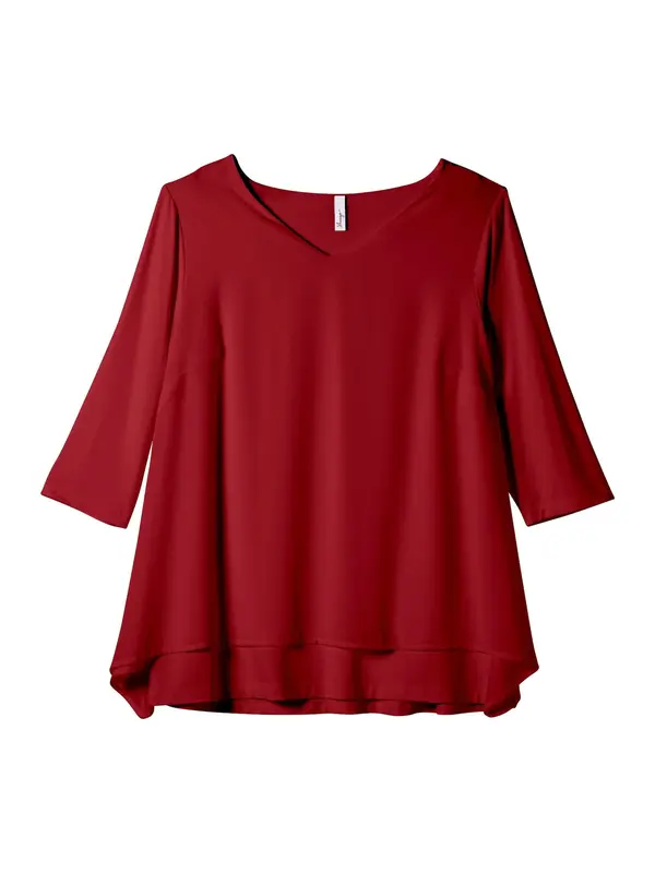 SHEEGO SHEEGO Bluza  rubin rdeča