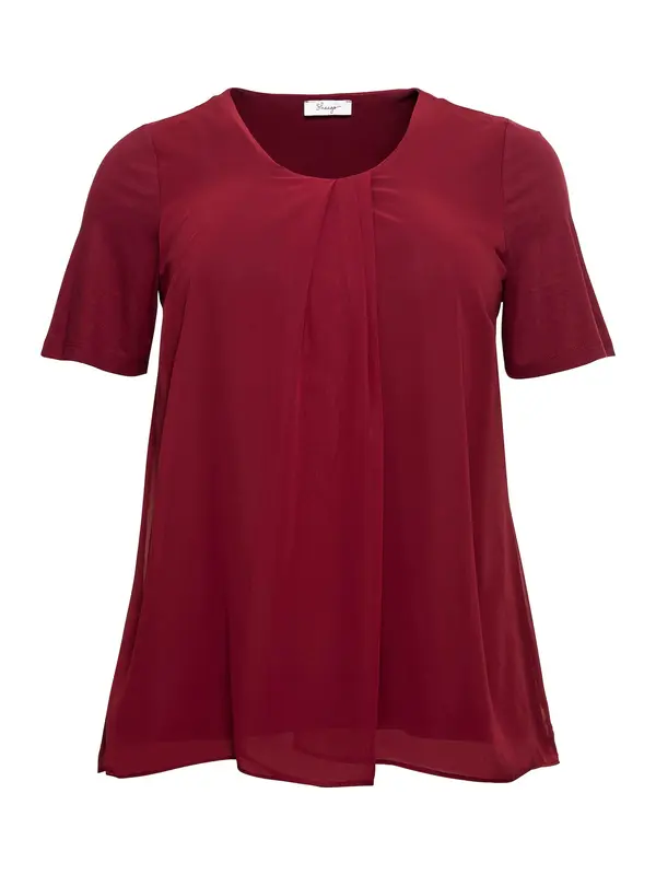 SHEEGO SHEEGO Bluza  rubin rdeča