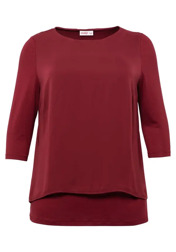 SHEEGO SHEEGO Bluza  rubin rdeča