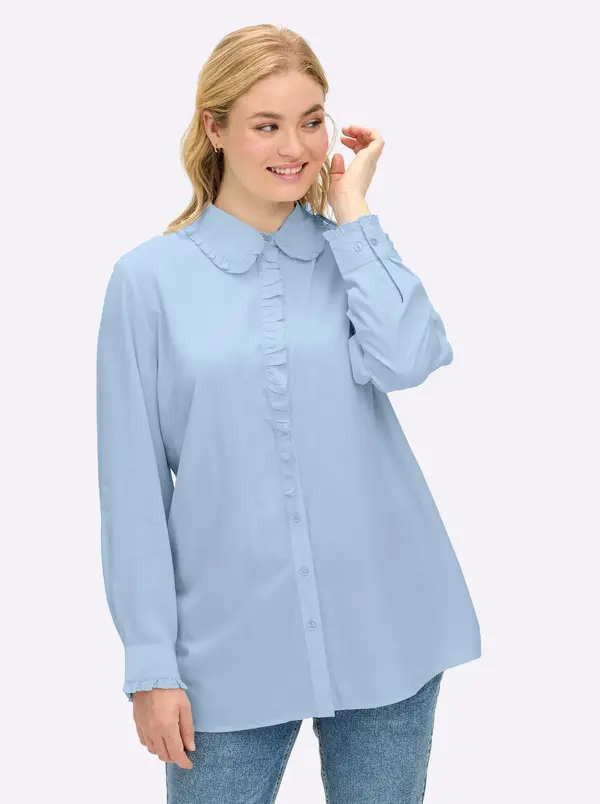 SHEEGO SHEEGO Bluza  svetlo modra