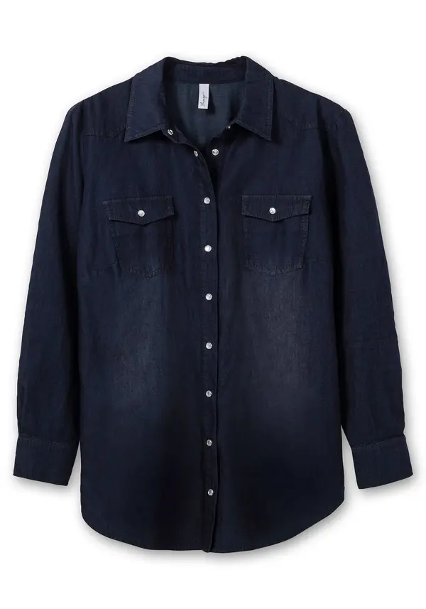 SHEEGO SHEEGO Bluza  temno modra