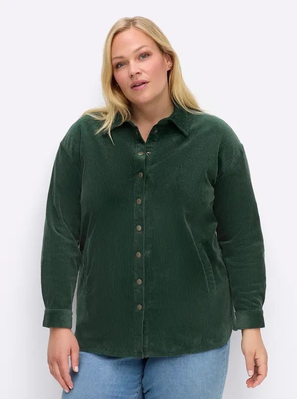 SHEEGO SHEEGO Bluza  temno zelena