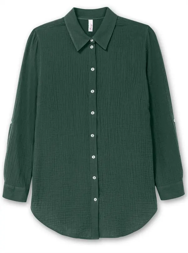 SHEEGO SHEEGO Bluza  temno zelena