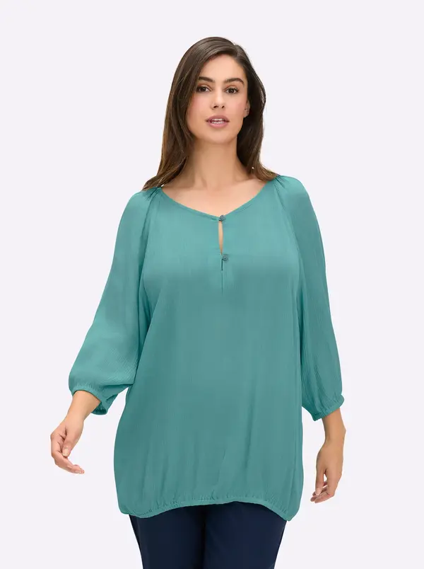 SHEEGO SHEEGO Bluza  turkizna