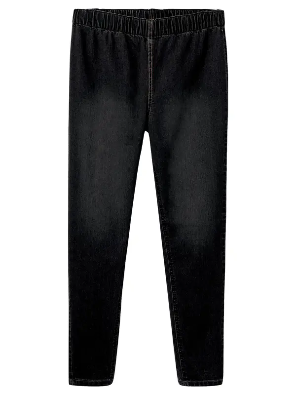 SHEEGO SHEEGO Jeans pajkice  črn denim