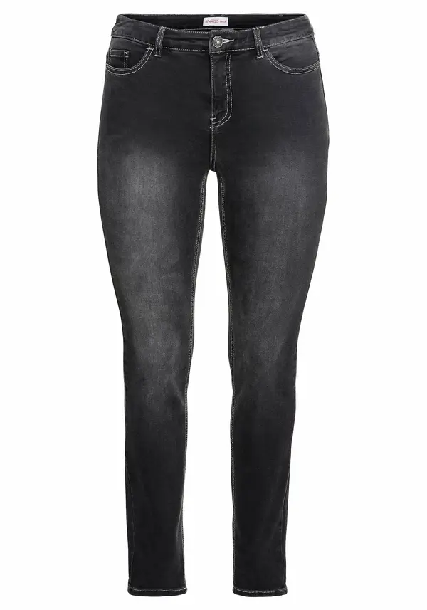 SHEEGO SHEEGO Kavbojke  črn denim