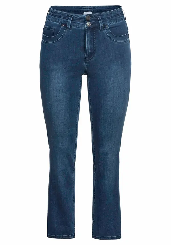 SHEEGO SHEEGO Kavbojke 'Manuela'  moder denim