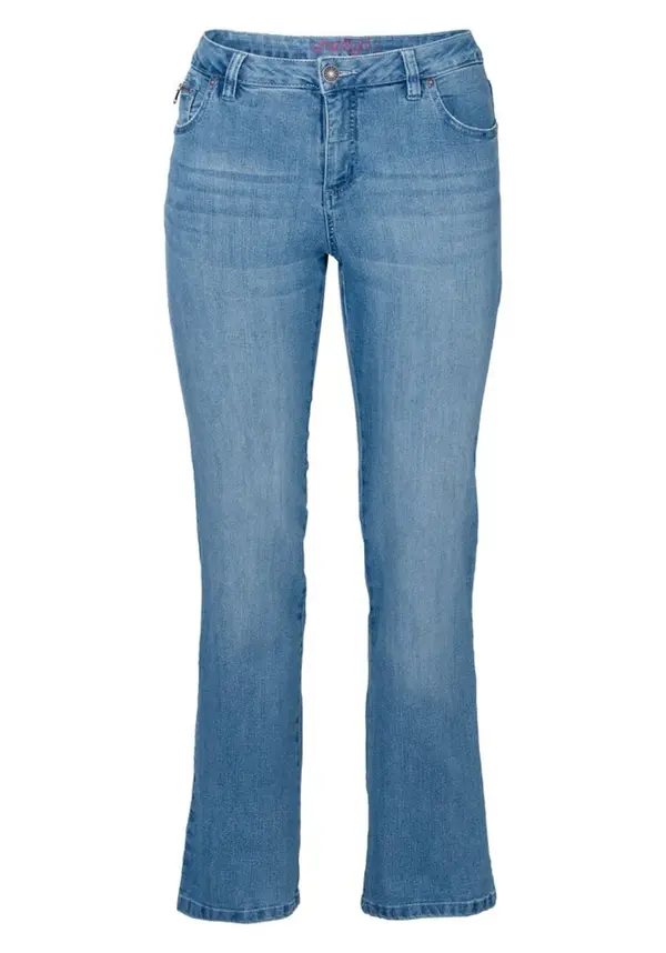SHEEGO SHEEGO Kavbojke  moder denim