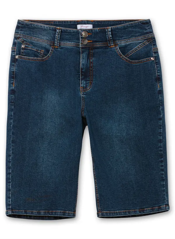 SHEEGO SHEEGO Kavbojke  moder denim