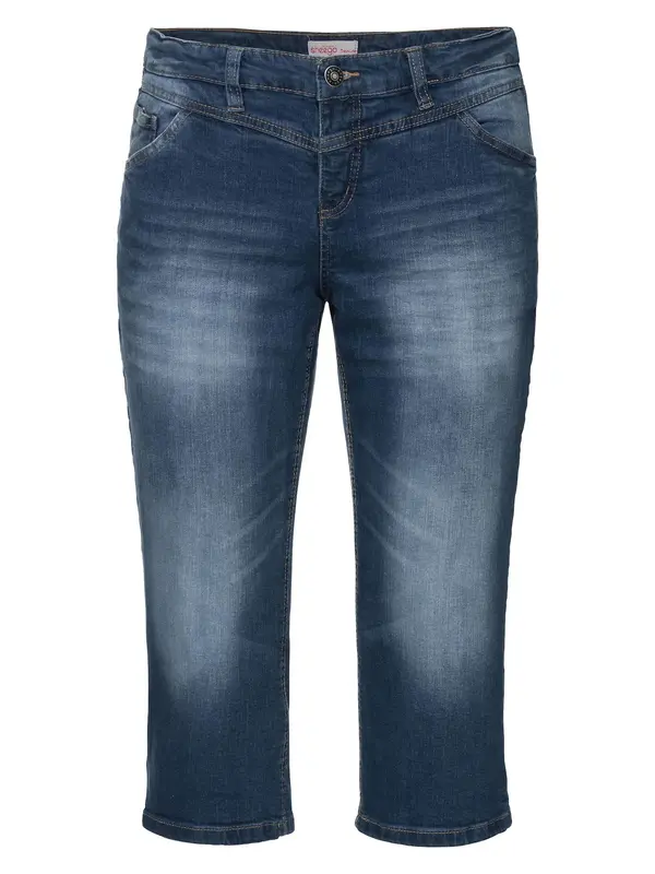 SHEEGO SHEEGO Kavbojke  moder denim