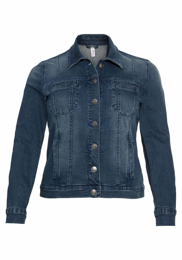 SHEEGO SHEEGO Prehodna jakna  moder denim