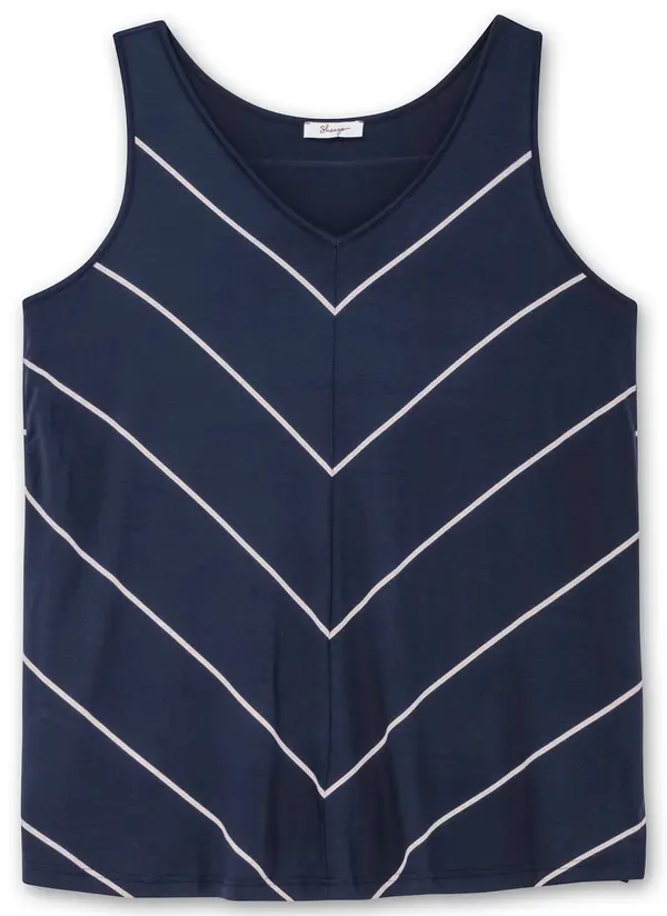 SHEEGO SHEEGO Top  temno modra / bela