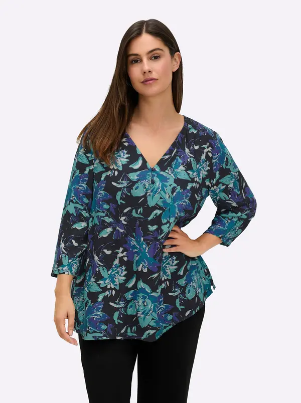 SHEEGO SHEEGO Tunika  cijansko modra / temno modra / lila / off-bela