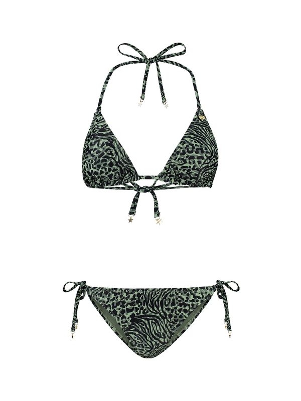 Shiwi Shiwi Bikini 'Liz'  temno siva / svetlo zelena / črna