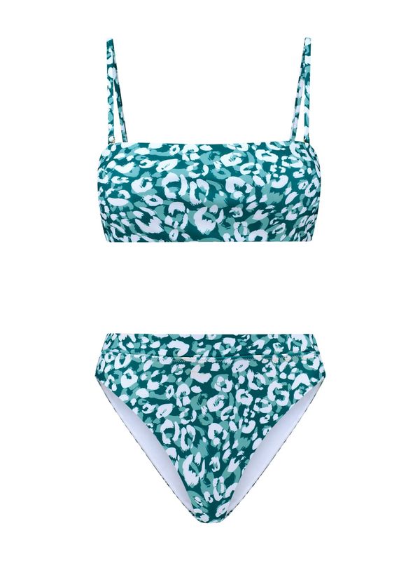 Shiwi Shiwi Bikini 'Lola'  smaragd / žad / bela