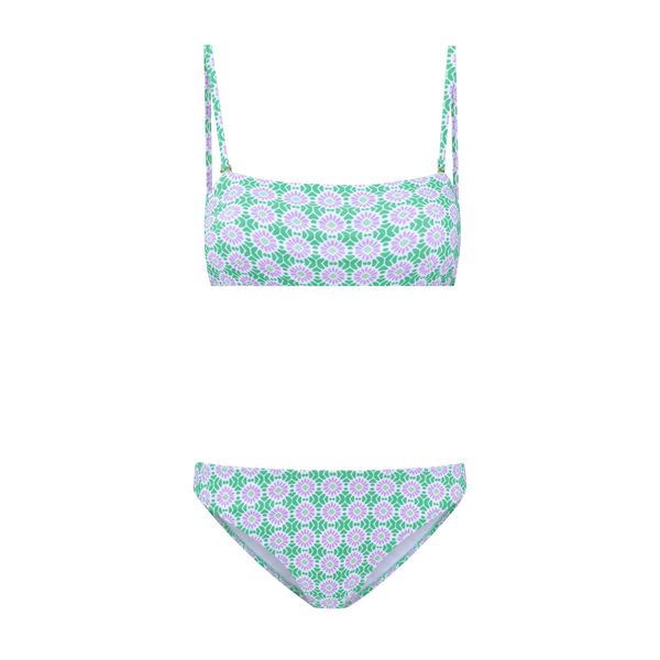 Shiwi Shiwi Bikini 'Lola'  zelena / lila / bela