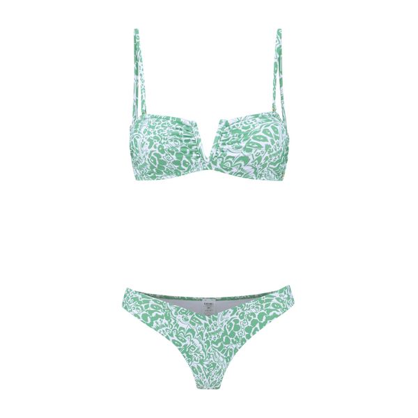 Shiwi Shiwi Bikini  smaragd / bela