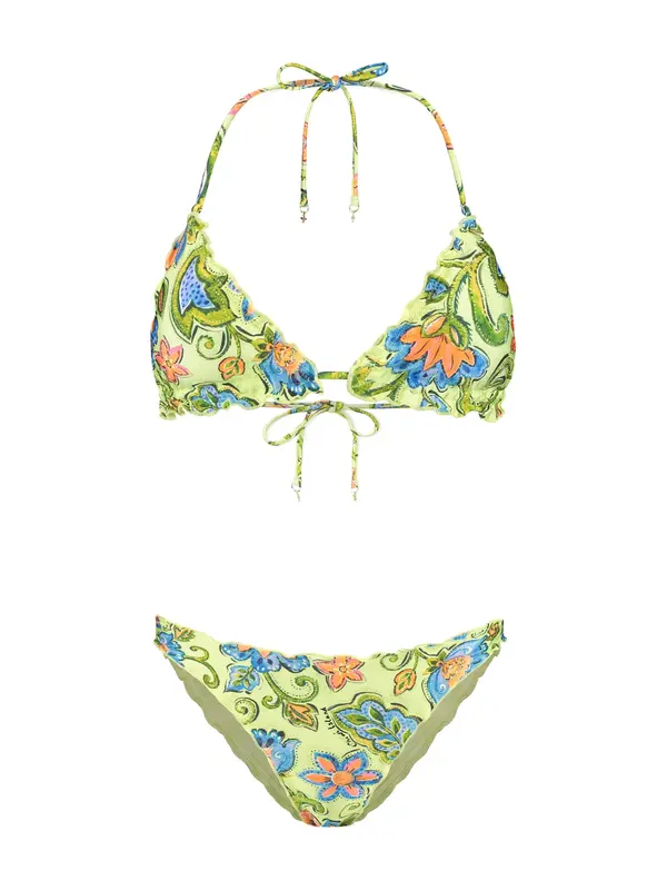 Shiwi Shiwi Bikini  svetlo modra / svetlo zelena / korala / črna