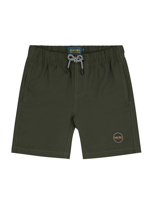 Shiwi Shiwi Kratke kopalne hlače 'Mike'  rumena / temno zelena / črna / bela