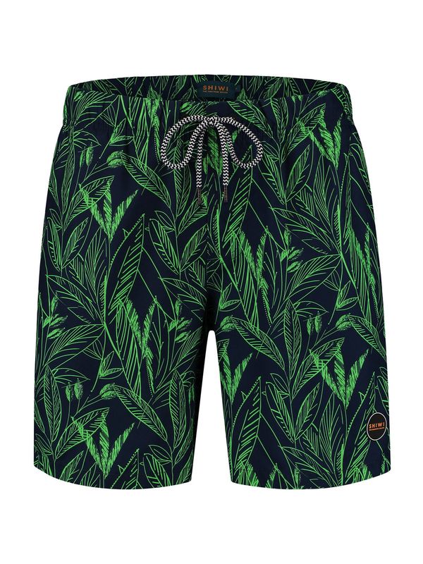 Shiwi Shiwi Kratke kopalne hlače  mornarska / neonsko zelena