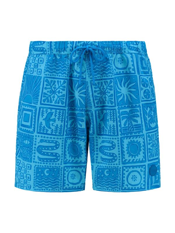 Shiwi Shiwi Kratke kopalne hlače 'NICK'  modra / nebeško modra