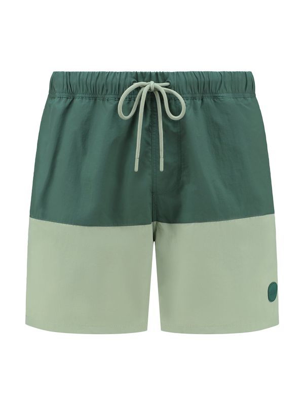 Shiwi Shiwi Kratke kopalne hlače ' NICK'  svetlo zelena / temno zelena
